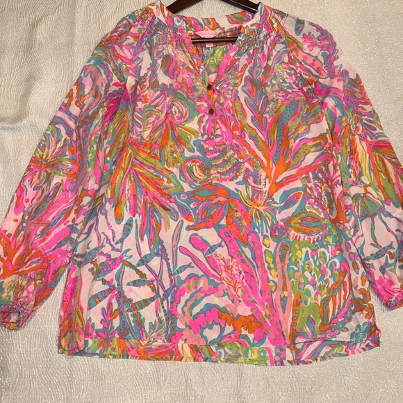 Lilly Pulitzer Colorful Blouse - Picture 6 of 8